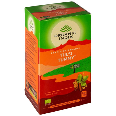 Afbeelding van Organic India Tulsi tummy thee bio 25 zakjes