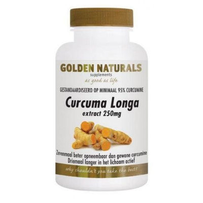 Afbeelding van Golden Naturals Curcuma Longa Capsules 60CP