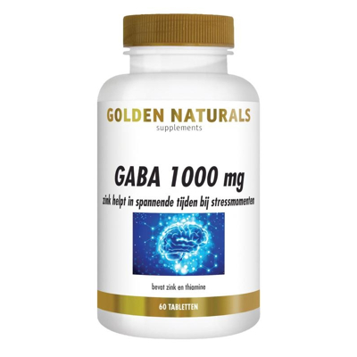Afbeelding van Golden Naturals Gaba 1000 mg