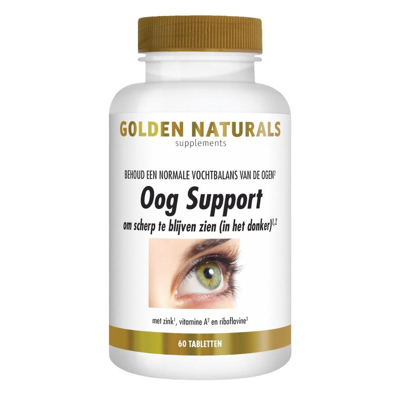 Afbeelding van Golden Naturals Oog Support Tabletten 60TB