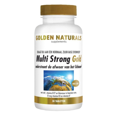 Afbeelding van Golden Naturals Multi Strong Gold Tabletten 30TB