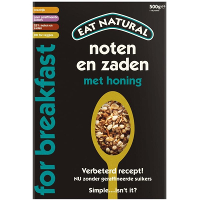 Afbeelding van Eat Natural Breakfast Noten &amp; Zaden, 500 gram