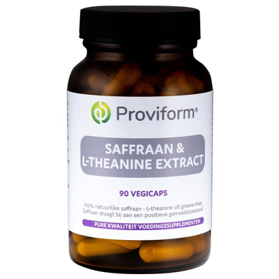 Afbeelding van Proviform Saffraan 30 Mg Active &amp; Theanine 100 Mg, 90 Veg. capsules