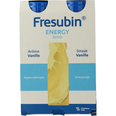 Afbeelding van Fresubin Energy Drink Vanille 200ml, 4 stuks
