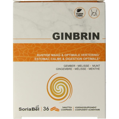 Afbeelding van Soria Natural Ginbrin Tabletten 36TB