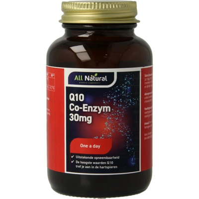 Afbeelding van All Natural Q10 Co Enzym 30mg 60ca