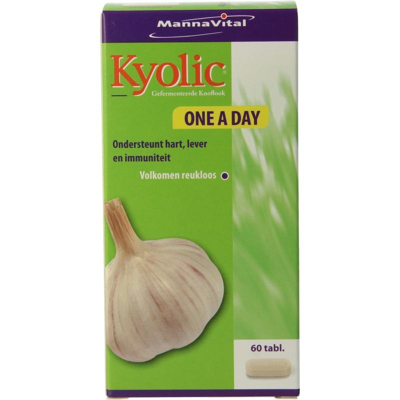 Afbeelding van Mannavital Kyolic One A Day, 60 tabletten