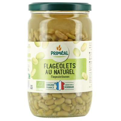 Afbeelding van Primeal Groene Bonen Flageolets Uit Frankrijk Bio, 660 gram