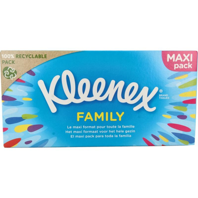 Afbeelding van Kleenex Family Maxi Tissue, 128 stuks