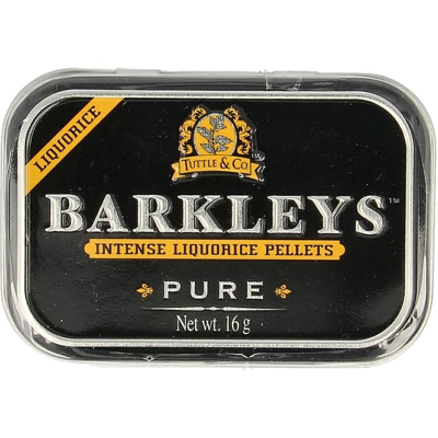 Afbeelding van Barkleys Liquorice pellets pure 16 g