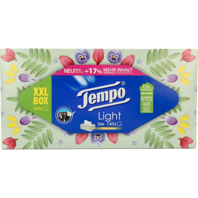 Afbeelding van Tempo Tissue Box Xxl 3 laags, 140 stuks