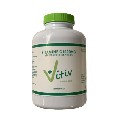 Afbeelding van Vitiv Vitamine C1000 200 capsules