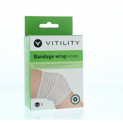 Afbeelding van Vitility Bandage Knie Wrap H&amp;f, 1 stuks