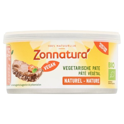 Afbeelding van Zonnatura Vegetarische pate naturel 125 g