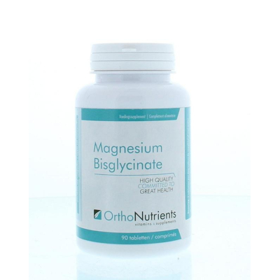 Afbeelding van Orthonutrients Magnesium bisglycinate 90 tabletten