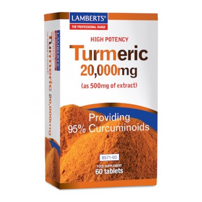 Afbeelding van Lamberts Curcuma 20.000mg (turmeric), 60 tabletten