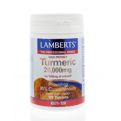 Afbeelding van Lamberts Curcuma 20.000mg (turmeric), 120 tabletten