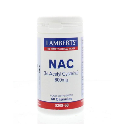 Afbeelding van Lamberts N acetyl cysteine 60 capsules