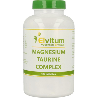 Afbeelding van Elvitum Magnesium Taurine Complex Tabletten 180TB