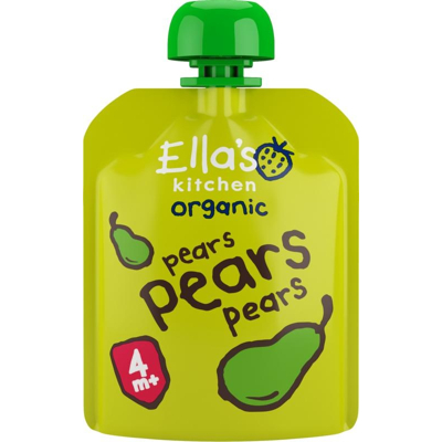 Afbeelding van Ella&#039;s Kitchen Pears 4+ maanden knijpzakje 70 g