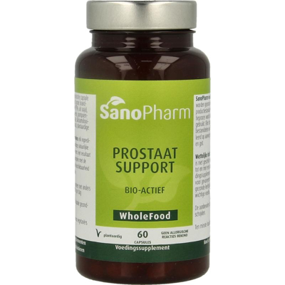 Afbeelding van Sanopharm Prostaat support Wholefood 60 capsules