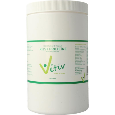 Afbeelding van Vitiv Rijst proteine 80% vegan bio 350 g