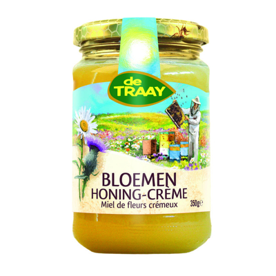 Afbeelding van Traay Bloemen honing creme 350 g