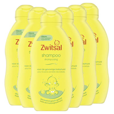 Afbeelding van Zwitsal Shampoo 6 x 200 ml Voordeelverpakking