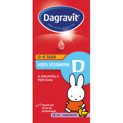 Afbeelding van Dagravit Kids Vitamine D Aquosum Druppels 0/4 jaar 25ml