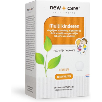 Afbeelding van New Care Multivitamine Kind 60 Kauwtabletten