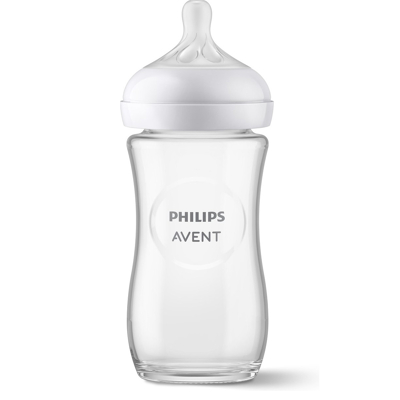 Afbeelding van Philips Avent Glas Babyfles Natural Response 1 stuk 240ml