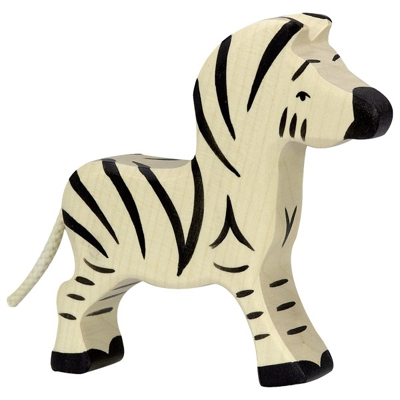 Abbildung von Holztiger Zebra klein 80153 11 cm
