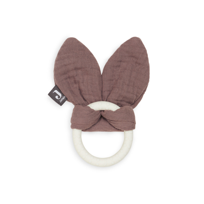 Abbildung von Jollein Silikon Beißring Bunny Ears Chestnut