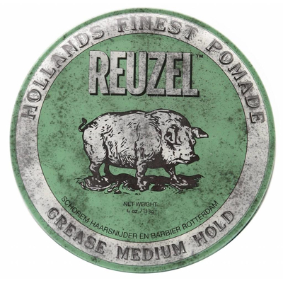 Abbildung von Reuzel Grease Medium Hold Pomade (Grün) 113 gr. haarwax