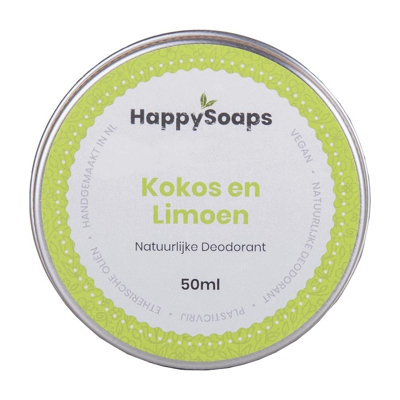 Abbildung von HappySoaps Kokosnoot &amp; Limoen Natuurlijke Deodorant 50ml