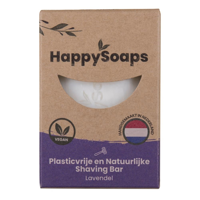 Abbildung von HappySoaps Happy Shaving Bar Lavendel 80g