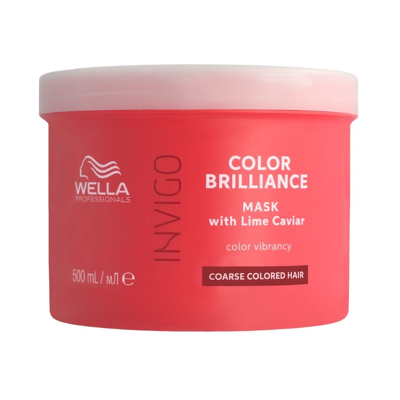 Abbildung von Wella Invigo Color Brilliance Mask widerspenstiges / dichtes Haar 500ml
