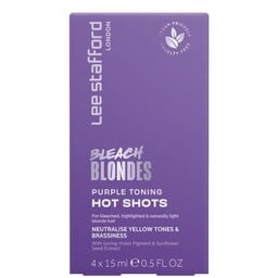 Abbildung von Lee Stafford Bleach Blondes Purple Toning Hot Shots 4x 15ml