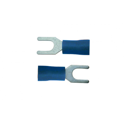 Afbeelding van Skandia kabelschoen vorkmodel M4 blauw 10 stuks