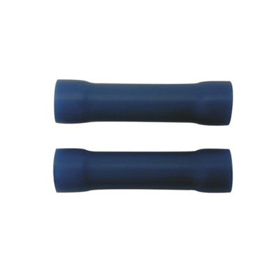 Afbeelding van Skandia kabelschoen doorverbinder blauw 10 stuks