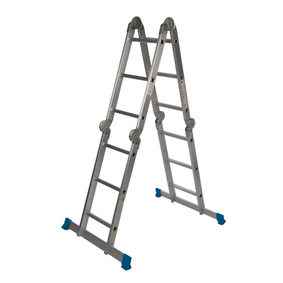 Afbeelding van Silverline Multifunctionele ladder met platform 3,6 m (12 sporten)