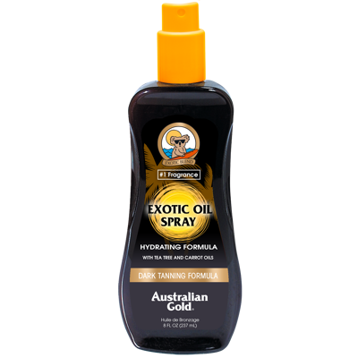 Afbeelding van Australian Gold Zonnebrand Exotic Oil Spray Zonnebrandcrème zonder SPF 237 ml Zonnespray
