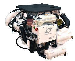 Afbeelding van Hyundai scheepsdieselmotor s270p turbo &amp; intercooler technodrive keerk. tm170 reductie 1.50:1
