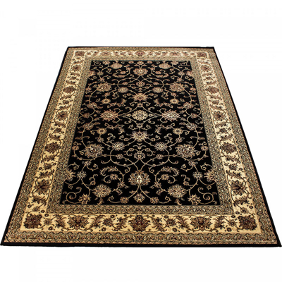 Afbeelding van Oosters vloerkleed Marrakesh zwart 210 80x150cm Adana Carpets