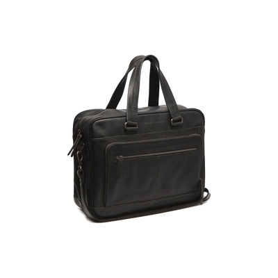 Image of The Chesterfield Brand Leather Laptop Bag Black Singapore