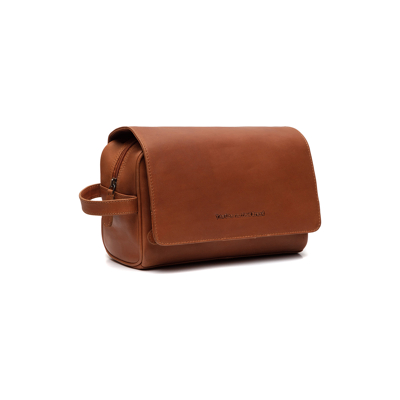 Image de The Chesterfield Brand Leather Toiletry Bag Cognac Rosario