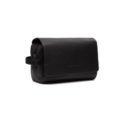 Image de The Chesterfield Brand Leather Toiletry Bag Black Rosario