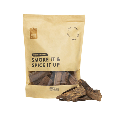 Afbeelding van Smokin&#039; Flavours Smokin’ rookchunks mesquite 1,5 kg