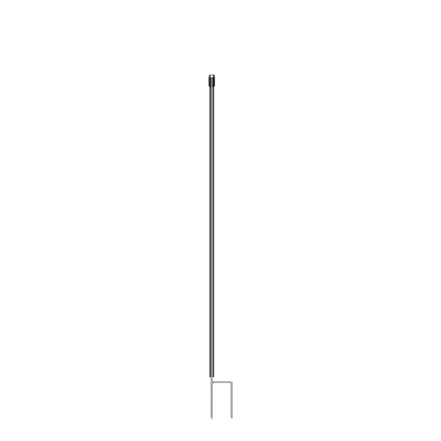 Abbildung von Hirsch Pfahl PVC schwarz 1.70m, 10 Stück, Gallagher