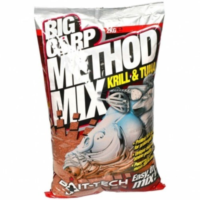 Image de Bait Tech Big Carp Method Mix Krill &amp; Tuna 2kg Amorce